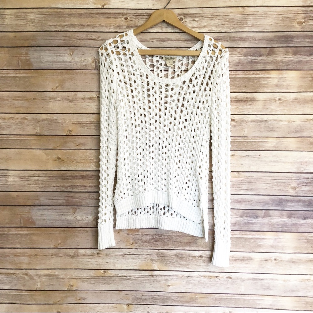 Lucky Fishnet Sweater Size M